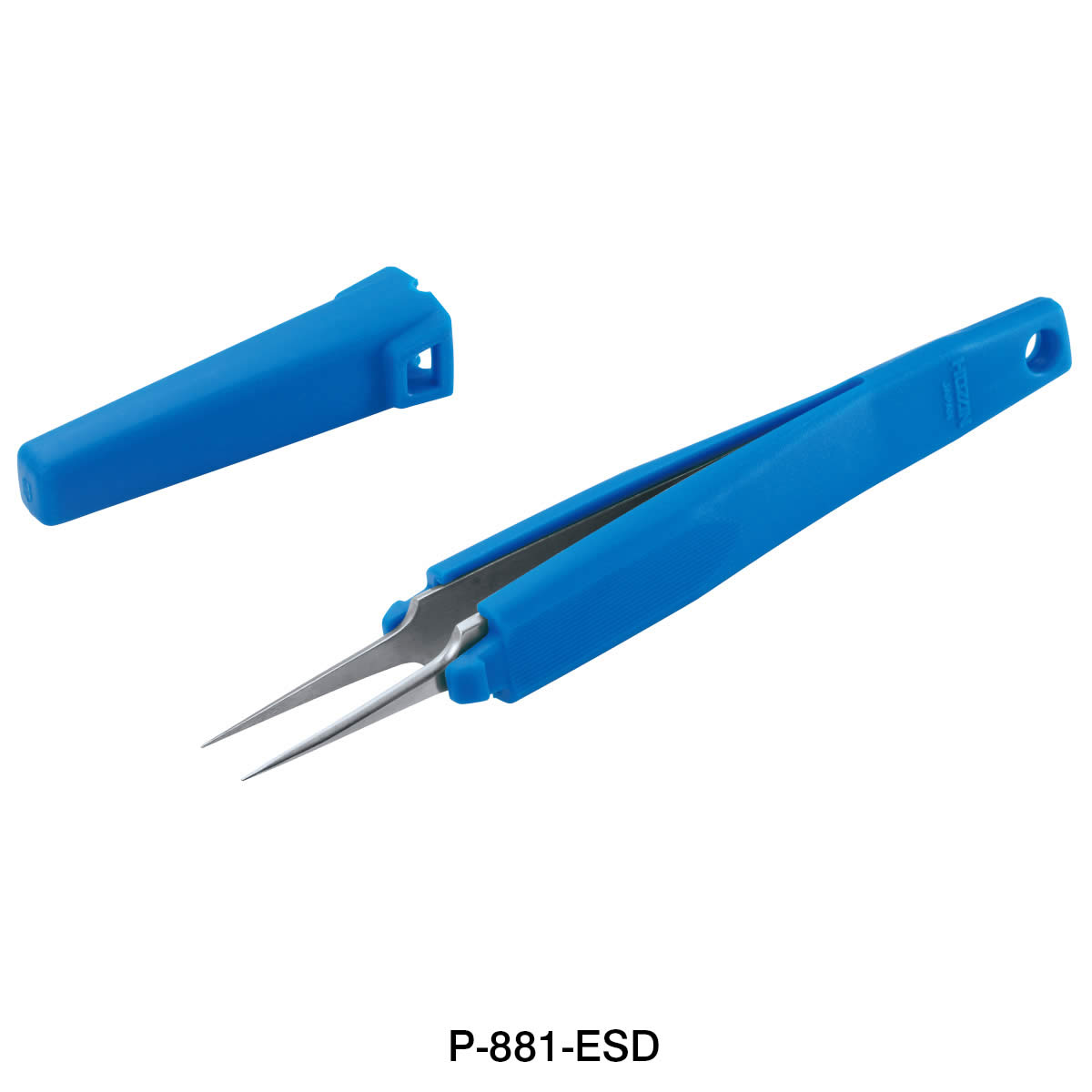 Hozan P-881-ESD ESD CUSHION GRIP TWEEZERS