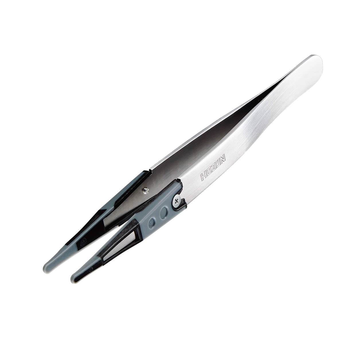 Hozan P-643-J ESD ELASTOMER TIP TWEEZERS