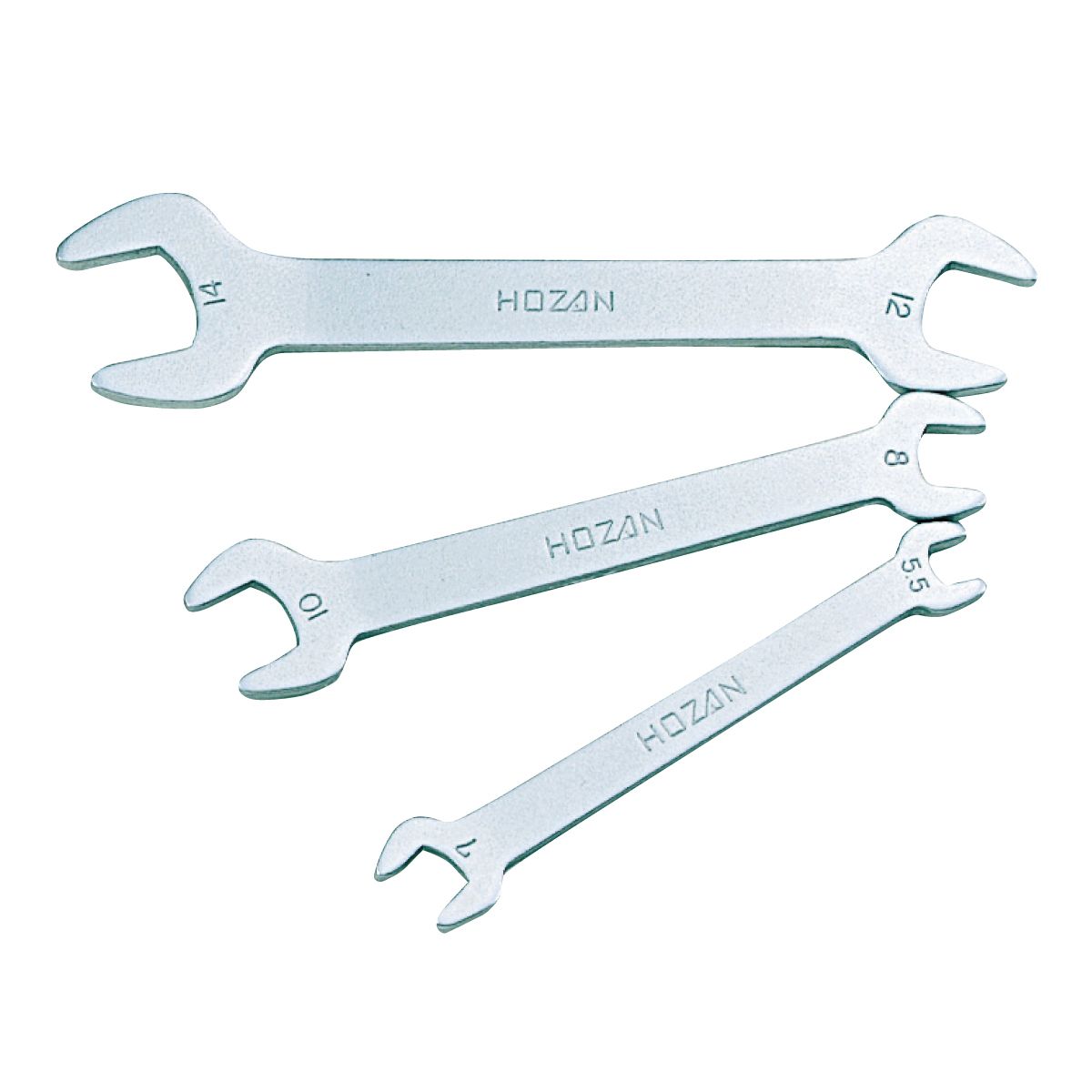 Hozan W-76 FLAT WRENCH SET Hozan W-76 FLAT WRENCH SET