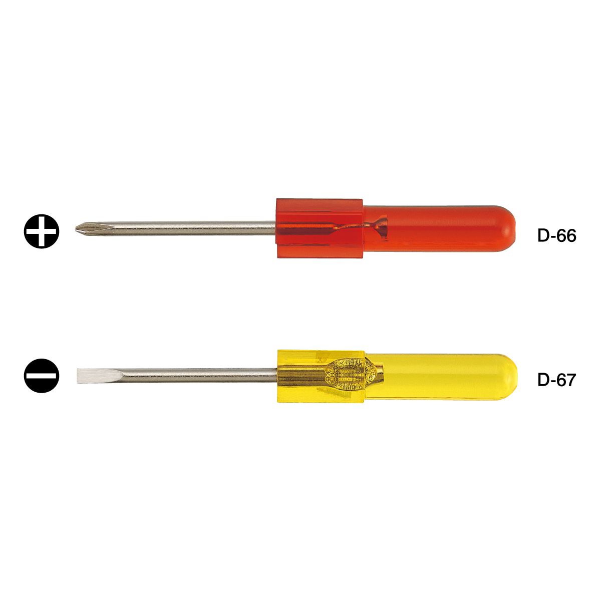 Hozan D-66 / D-67 MICRO SCREWDRIVER +-