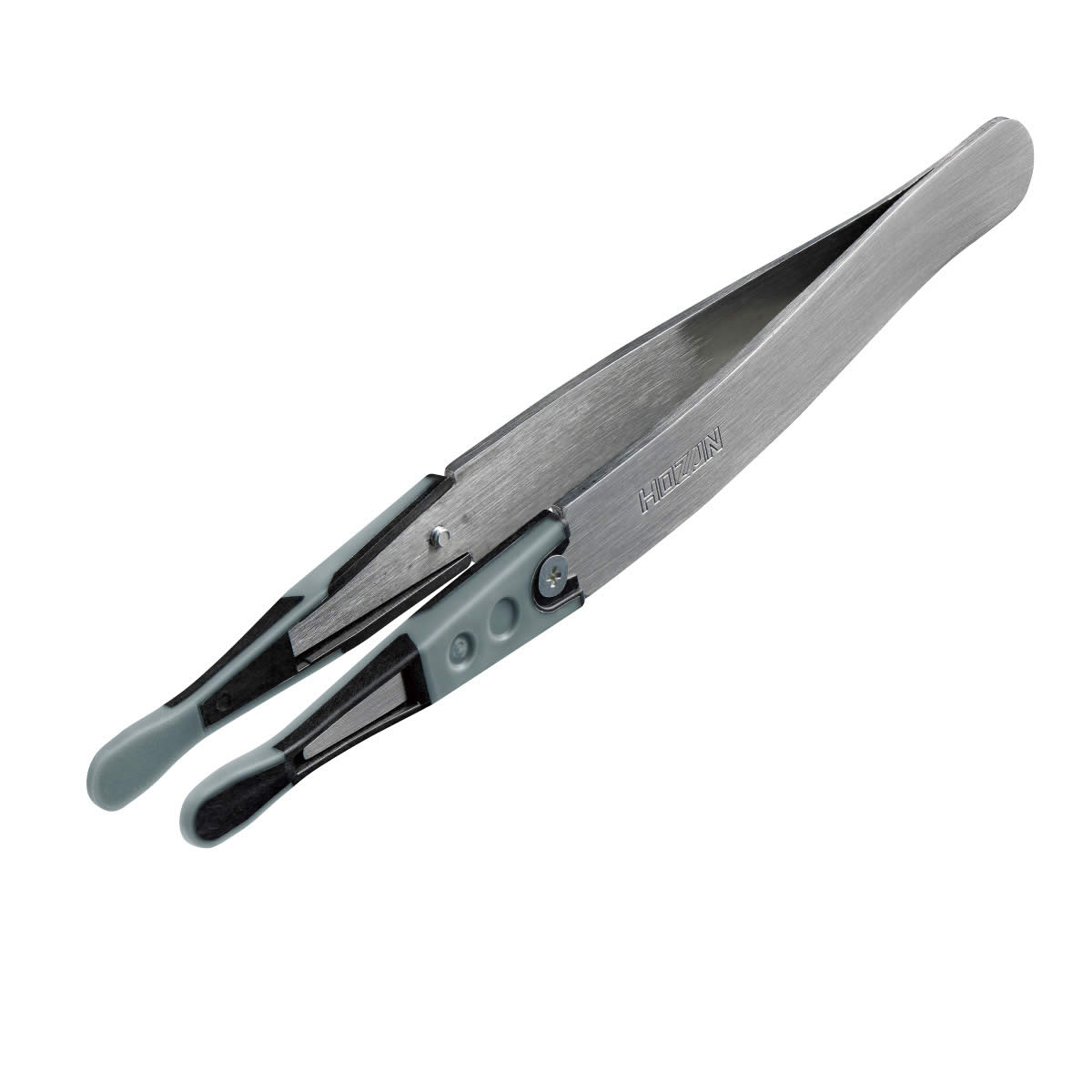 Hozan P-645-J ESD ELASTOMER TIP TWEEZERS