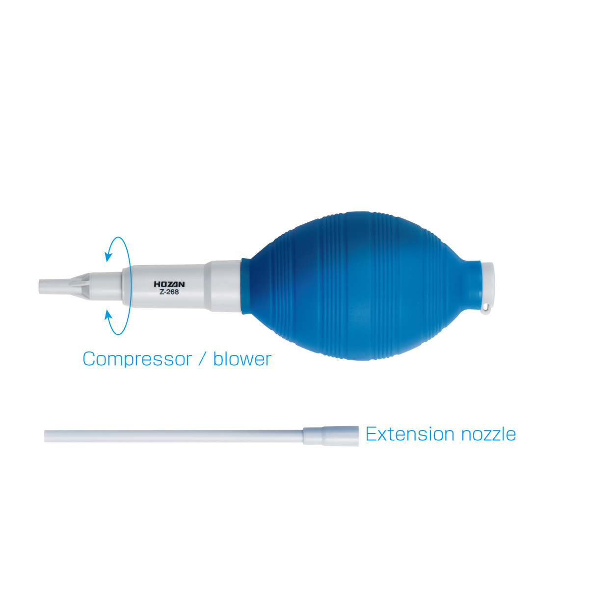 Hozan Z-268 RUBBER BLOWER WITH COMPRESSOR