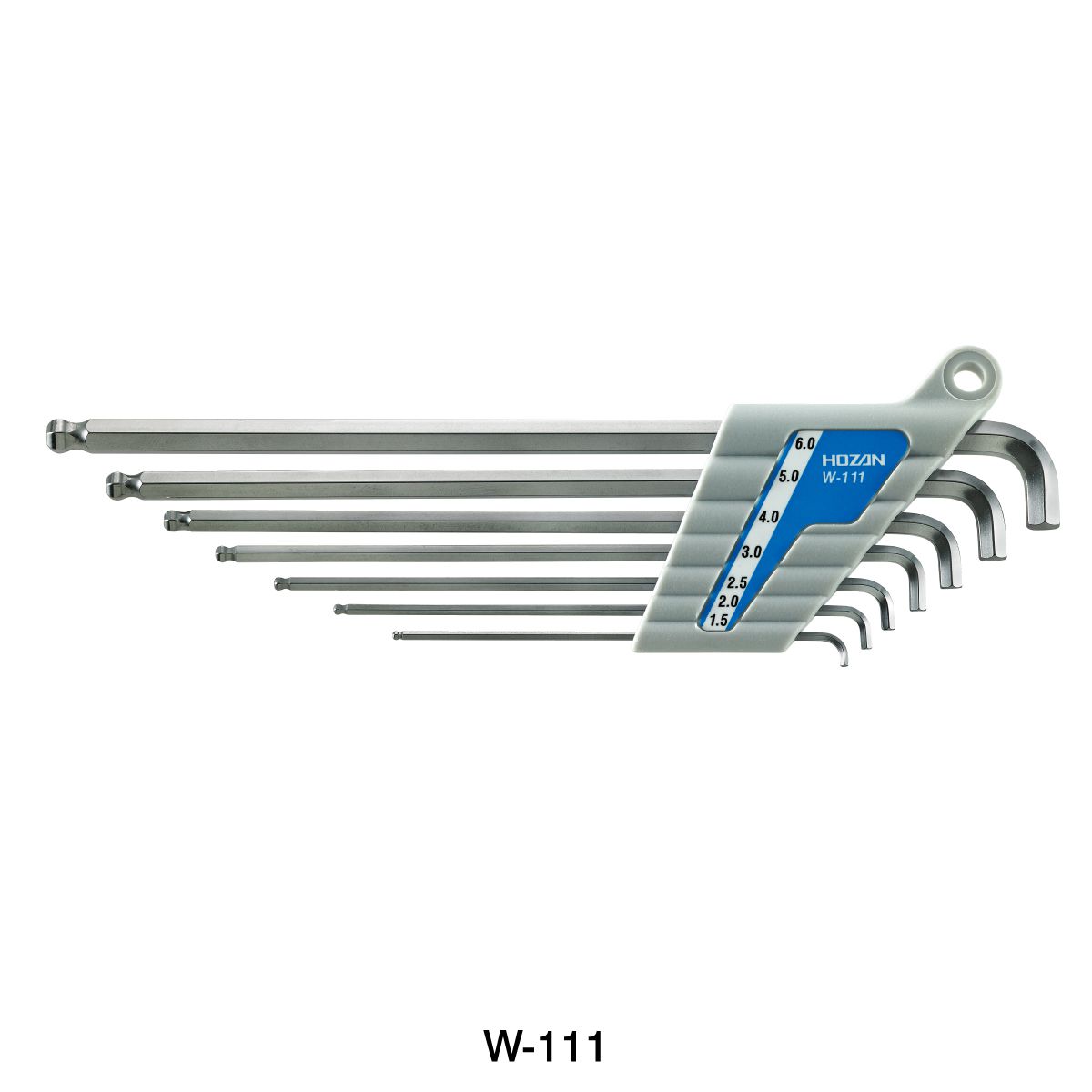 Hozan BALLPOINT L-WRENCH SET 7/pcs