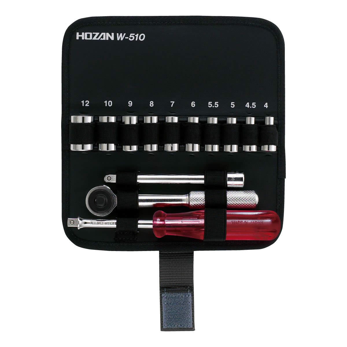 Hozan W-510 SOCKET WRENCH SET Hozan W-510 SOCKET WRENCH SET